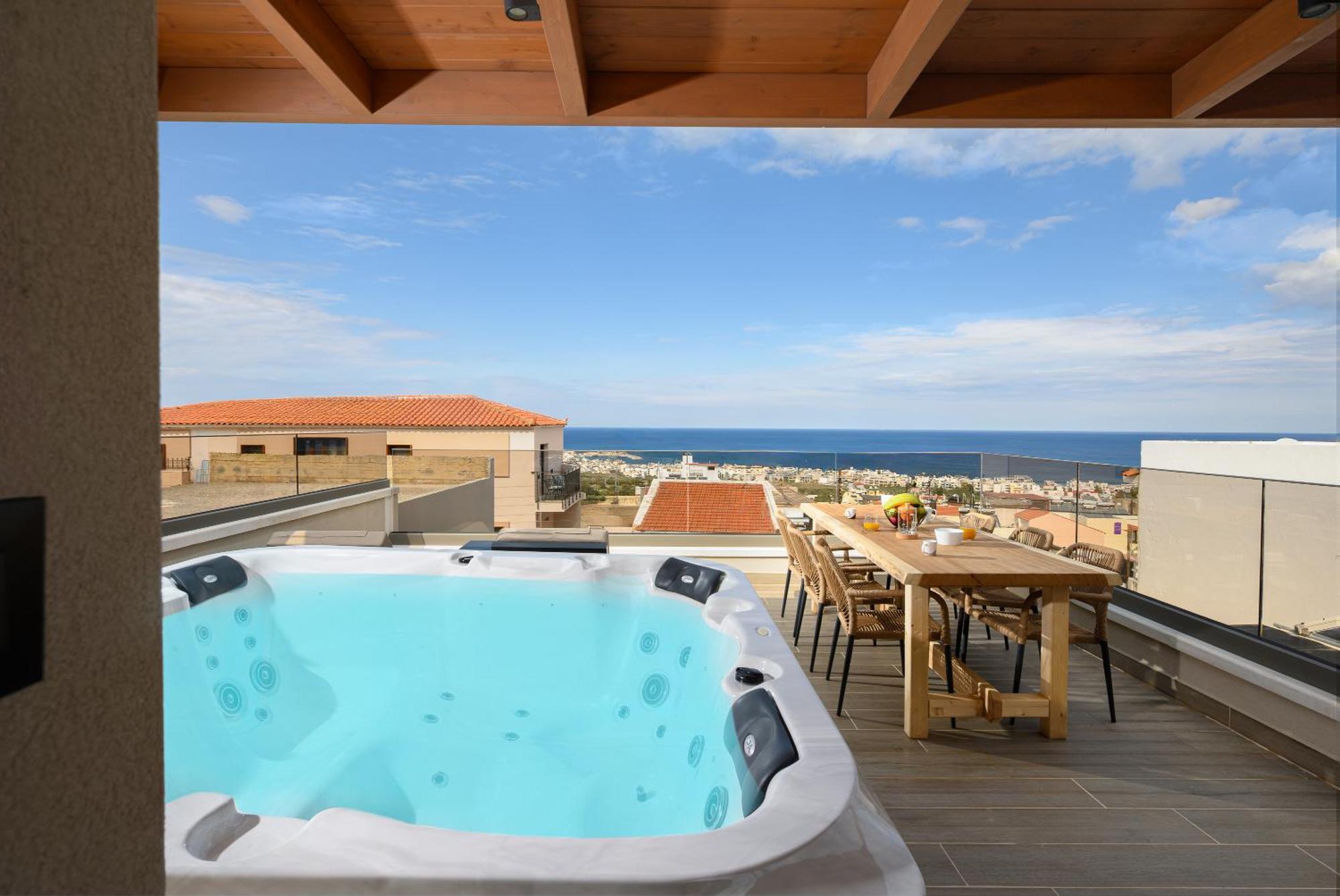 Villa Nicole - Private Pool & Rooftop Jacuzzi Χερσόνησος Εξωτερικό φωτογραφία